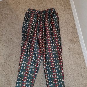 Pretty Little Thing Satin Chevron Trousers